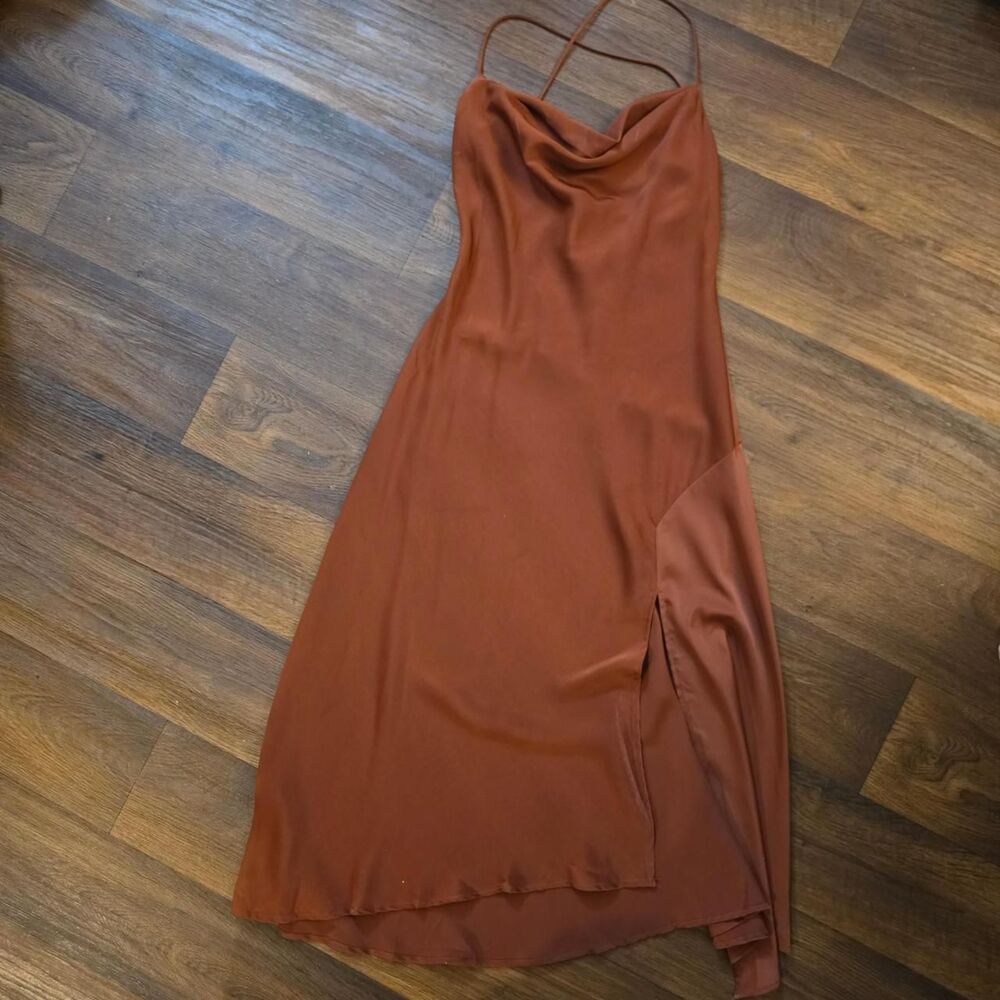 Astr-the-label Women's Brown Dress